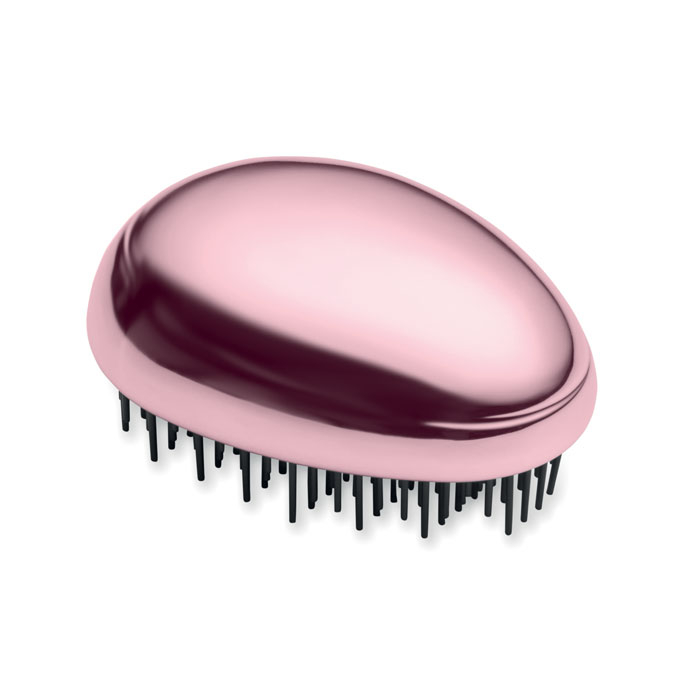 Brosse démêlante publicitaire pour cheveux Brush rose bébé